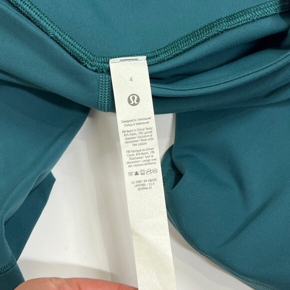 Lululemon NWOT Align V-Waist Mini-Flared Pant Storm Teal - Picture 11 of 11